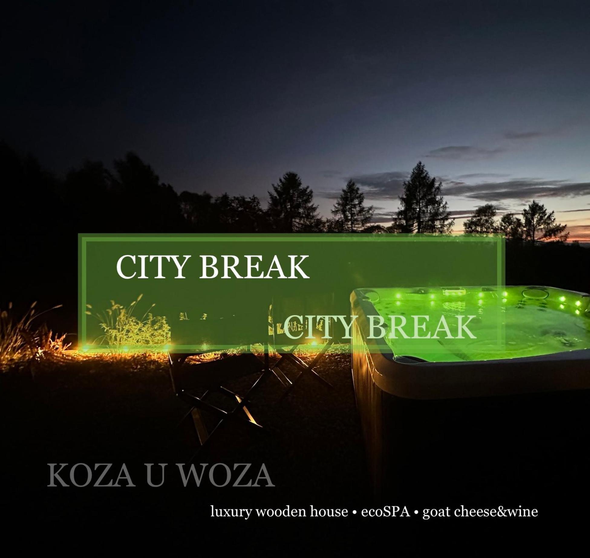 Koza U Woza Wypocznij W Gorach W Rytmie Slow Drewniany Dom Premium Z Widokiem Na Panorame Tatr Ecospa Strefa Fitness Zielona Farma Warsztaty (Adults Only) Szlembark Exteriör bild