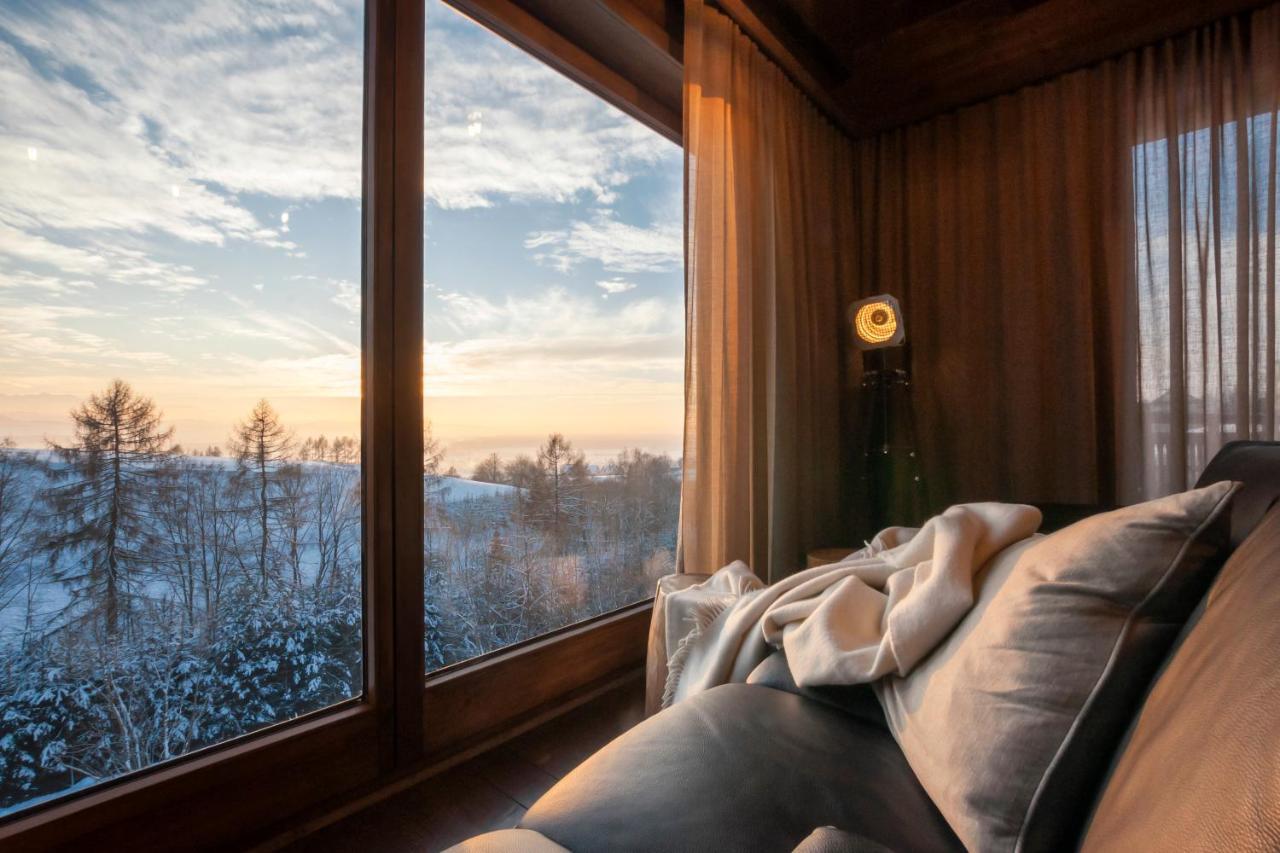 Koza U Woza Wypocznij W Gorach W Rytmie Slow Drewniany Dom Premium Z Widokiem Na Panorame Tatr Ecospa Strefa Fitness Zielona Farma Warsztaty (Adults Only) Szlembark Exteriör bild