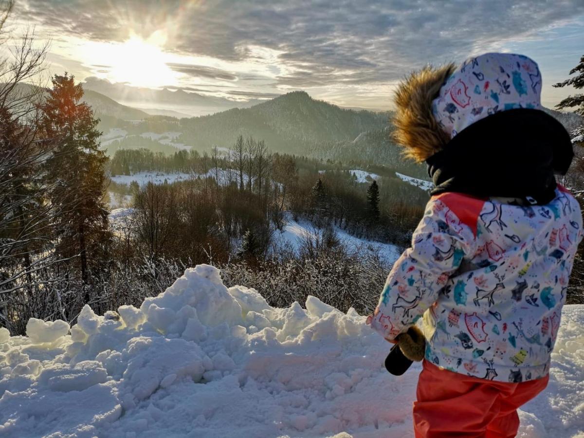 Koza U Woza Wypocznij W Gorach W Rytmie Slow Drewniany Dom Premium Z Widokiem Na Panorame Tatr Ecospa Strefa Fitness Zielona Farma Warsztaty (Adults Only) Szlembark Exteriör bild